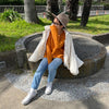 '-own it select-Cable skipper knit