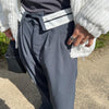 Straight wide slacks