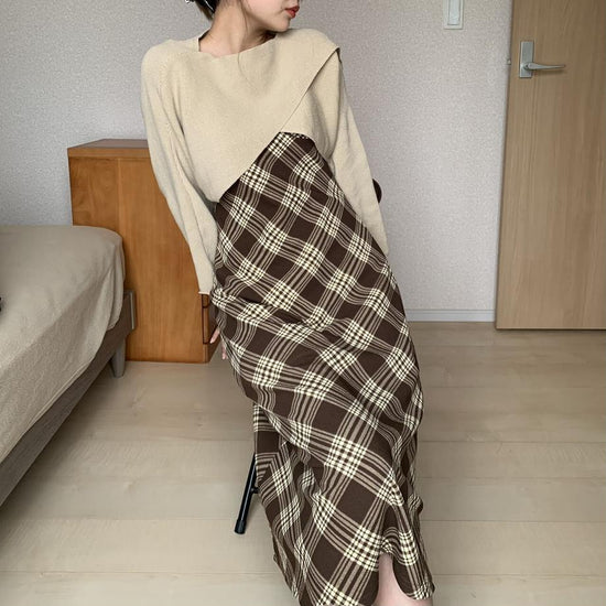 '-komugi's select-ショート丈クロスニット| own it(オウンイット)公式| 多系統女子| 多系統ファッション