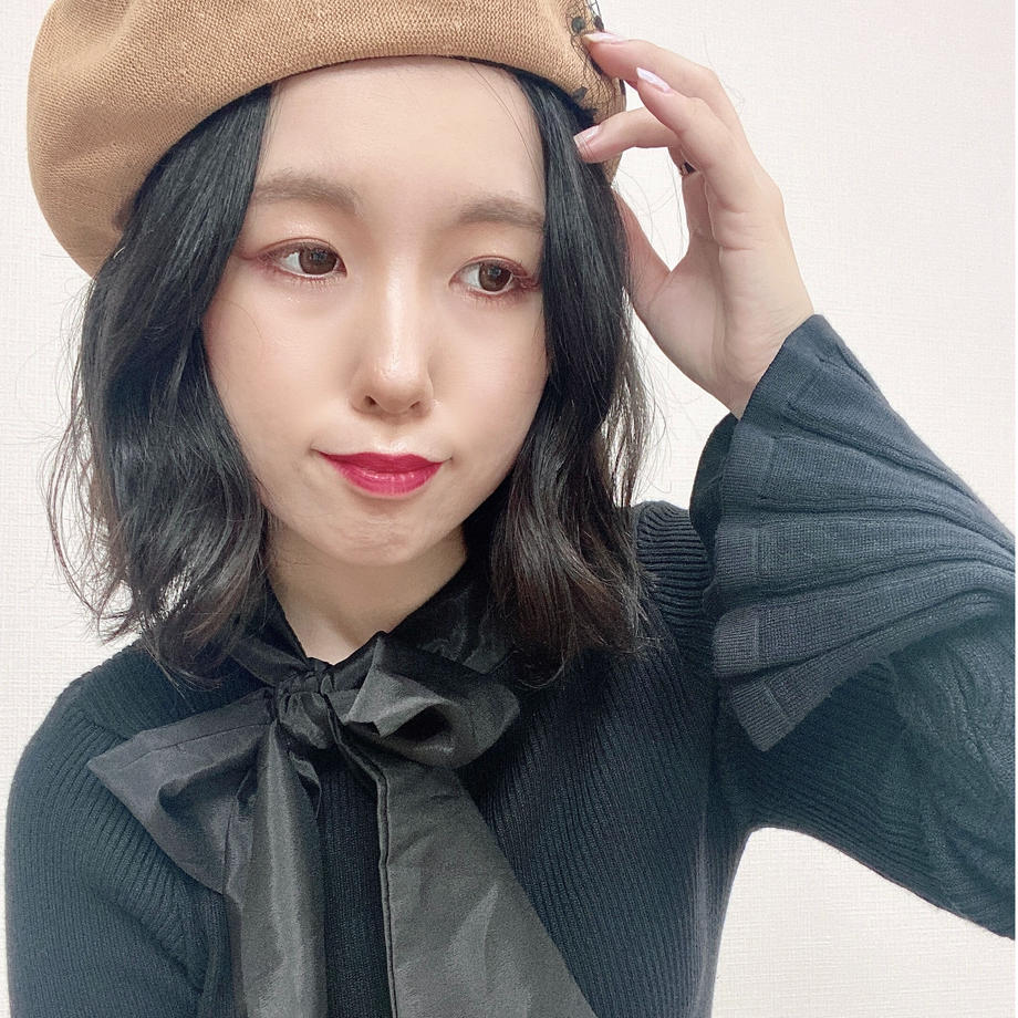 ベレー帽 黒 レトロ Mサイズ 秋冬 帽子 シンプル 韓国 - ハンチング