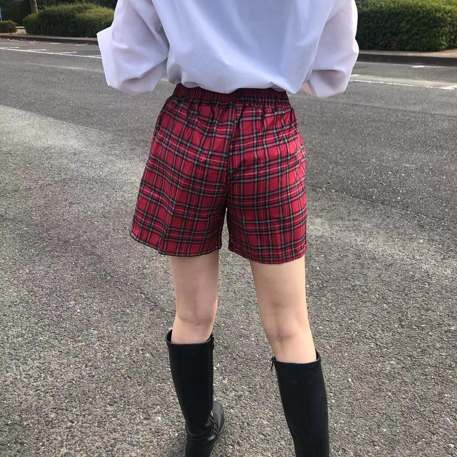 eyesonlyページ　HILTON AB6 新品 ※パンツの丈 要確認 CH OCテガキチェックWタックパンツ - 【シサム工房 公式