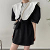 '-own it select-big collar tunic onepiece