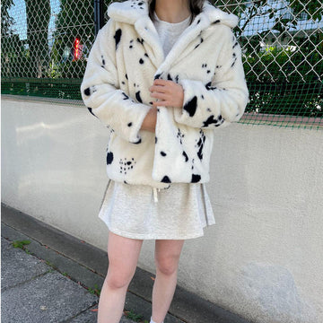 '-own it select-dalmatian fur coat