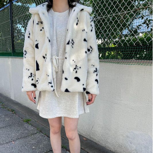 '-own it select-dalmatian fur coat