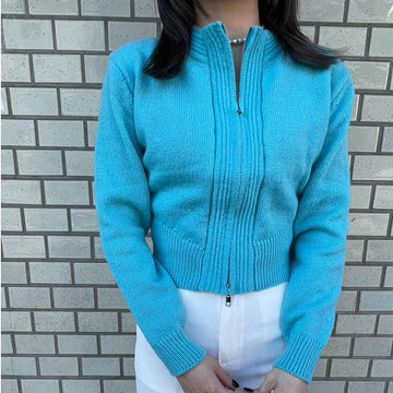 '-own it select-zipper short knit