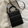 '-miku's select-ブロックデザインレクタングル2wayバッグ