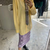 『最短翌日発送』-miku's select-ボーダープリーツサテンスカート