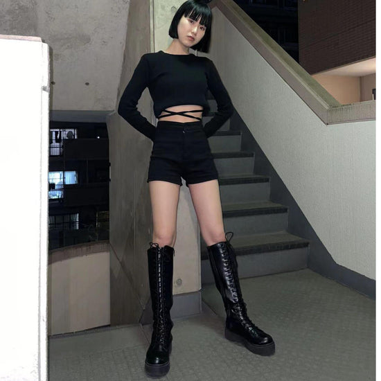 '-own it select-レースアップトップス| own it(オウンイット)公式| 多系統女子| 多系統ファッション