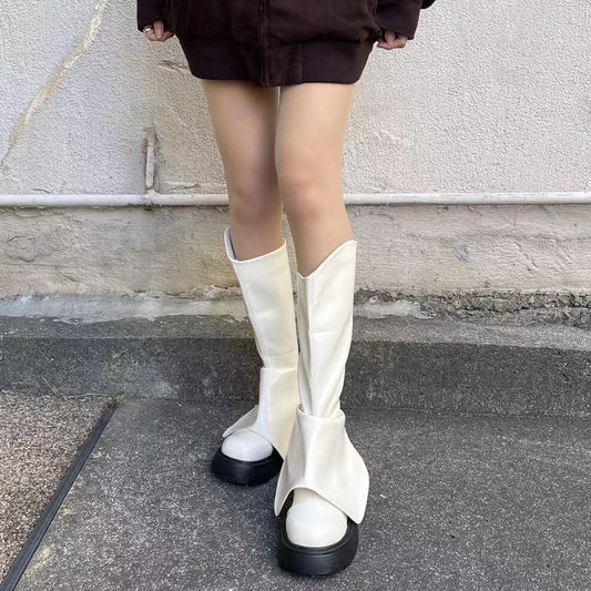 '-own it select-cover long boots| own it(オウンイット)公式| 多系統女子| 多系統ファッション
